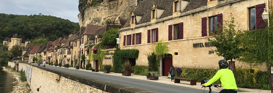 Vallée de la Dordogne à vélo